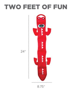 Show full view: Outward Hound Fire Biterz Squeaky Dog Toy, Red Dragon, 3 Squeakers slide 6 of 9