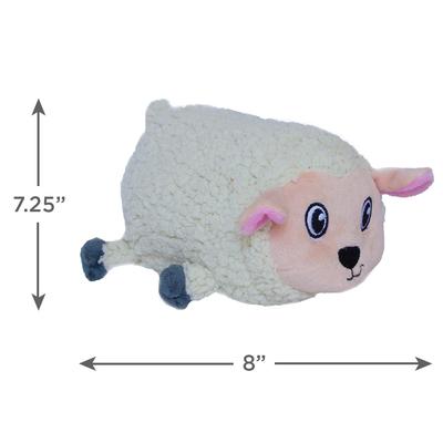 Show full view: Outward Hound Fattiez Sheep Squeaky Plush Dog Toy slide 3 of 9