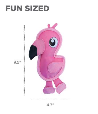 Show full view: Outward Hound Fire Biterz Squeaky Dog Toy Flamingo, Small slide 6 of 10