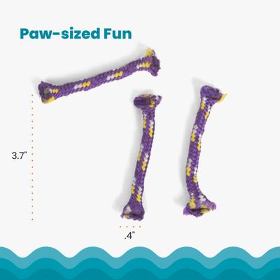 Show full view: Catstages Nighttime Catnip Rolls Cat Plush Toy Pack with Catnip, Purple slide 5 of 12