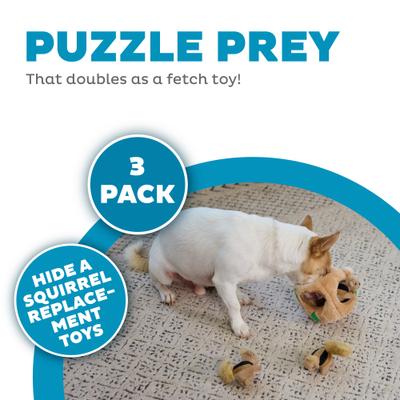 Show full view: Outward Hound Replacement Squirrels for Hide A Squirrel Dog Toy, 3 count slide 3 of 11