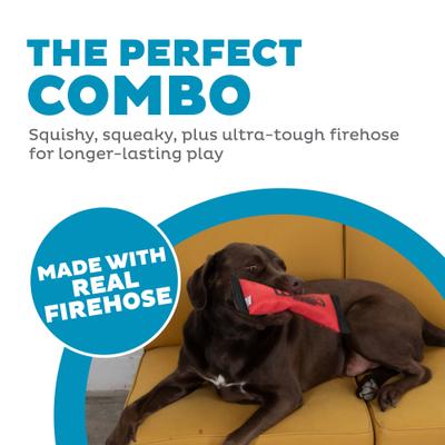 Show full view: Outward Hound Firehose Squeak N Fetch Dog Toy, Medium slide 3 of 11