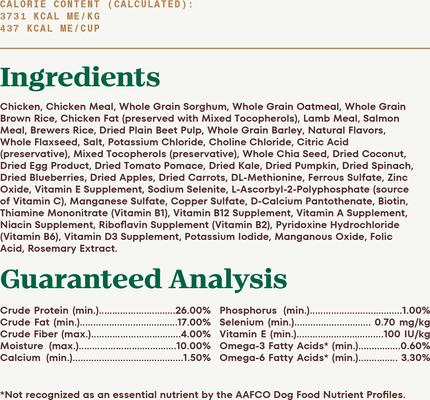 Show full view: Nutro Ultra Adult Small Breed High Protein Trio of Proteins Chicken, Lamb & Salmon Dry Dog Food, 12-lb bag slide 7 of 11