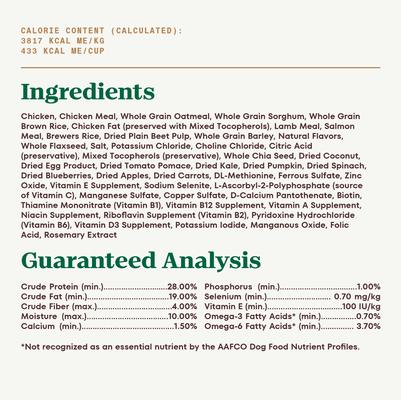 Show full view: Nutro Ultra Adult Toy Breed High Protein Trio of Proteins Chicken, Lamb & Salmon Dry Dog Food, 3.5-lb bag slide 7 of 11