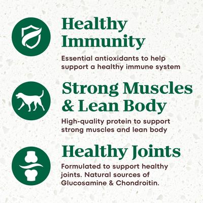 Show full view: Nutro Ultra Adult Large Breed High Protein Trio of Proteins Chicken, Lamb & Salmon Dry Dog Food, 24-lb bag slide 5 of 10