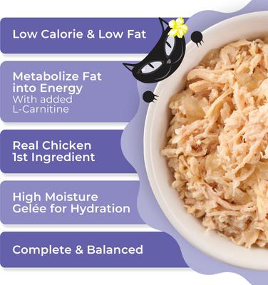 Show full view: Tiki Cat Gelee Chicken Variey Pack Grain-Free Wet Cat Food, 2.8-oz pouch, case of 12 slide 6 of 9