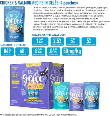 Show full view: Tiki Cat Gelee Chicken Variey Pack Grain-Free Wet Cat Food, 2.8-oz pouch, case of 12 slide 4 of 9