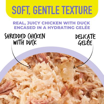 Show full view: Tiki Cat Gelee Chicken & Duck Grain-Free Wet Cat Food, 2.8-oz pouch, case of 12 slide 5 of 9