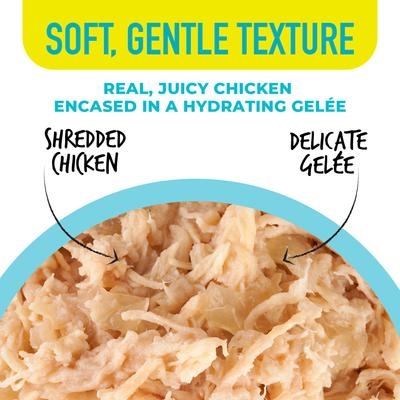 Show full view: Tiki Cat Gelee Chicken Grain-Free Wet Cat Food, 2.8-oz pouch, case of 12 slide 5 of 9