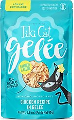 Tiki Cat Gelee Chicken Grain-Free Wet Cat Food, 2.8-oz pouch, case of 12