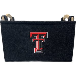 ShopInstaPets Dog Toy Basket, Texas Tech Red Raiders