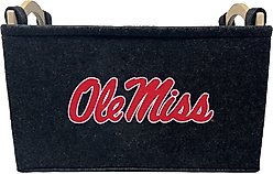ShopInstaPets Ole Miss Rebels Dog Toy Basket