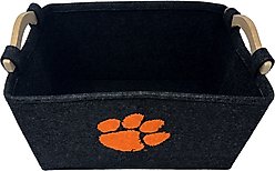 ShopInstaPets Clemson Tigers Dog Toy Basket slide 2 of 3