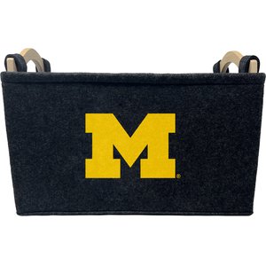 ShopInstaPets Michigan Wolverines Dog Toy Basket