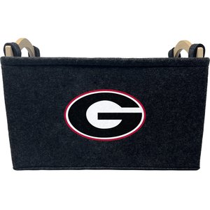 ShopInstaPets Georgia Bulldogs Dog Toy Basket