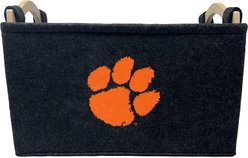 ShopInstaPets Clemson Tigers Dog Toy Basket
