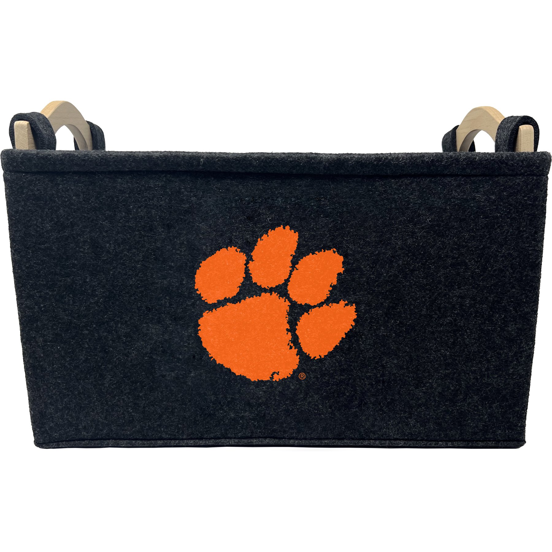 ShopInstaPets Dog Toy Basket, Clemson Tigers