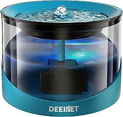 DEEIPET Ultra Quiet Automatic Dog & Cat Water Fountain, 74-fl oz