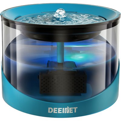 DEEIPET DEEIPET Ultra Quiet Automatic Dog & Cat Water Fountain, 74-fl oz