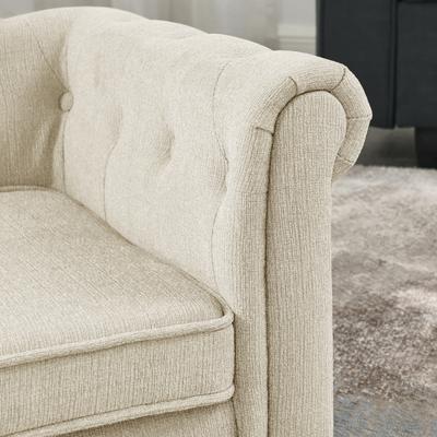 Show full view: Zeus & Ruta Rectangle Medium & Large Breed Dog Bed, 38.9 x 23.2 x 13.7-in, Beige slide 5 of 7