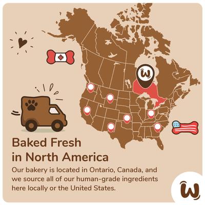 Show full view: Wufers Woof It Down Cherry Pie & Cherries Dog Crunchy Treat, 2 count slide 7 of 9