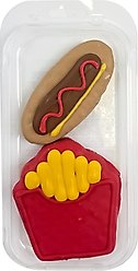 Wufers Woof It Down Hotdog & Fries Dog Crunchy Treat, 2 count