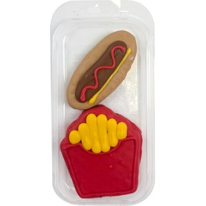 Wufers Woof It Down Hotdog & Fries Dog Crunchy Treat, 2 count