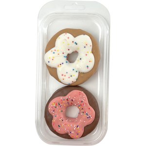 Wufers Woof It Down Donuts Dog Crunchy Treat, 2 count