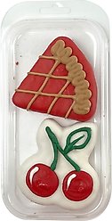 Wufers Woof It Down Cherry Pie & Cherries Dog Crunchy Treat, 2 count