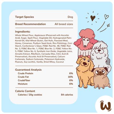 Show full view: Wufers Happy Birthday Blue Bone Dog Crunchy Treat, 2 count slide 8 of 9