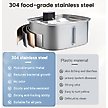 Show in main carousel: Vacqueen Automatic Stainless Steel Dog & Cat Water Fountain, 10-l slide 9 of 11