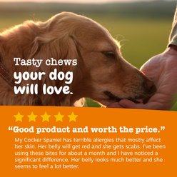 Zesty Paws Allergy & Immune Bites Lamb Flavored Soft Chews Allergies, Immune, & Gut Support Supplement for Dogs, 90 count slide 2 of 6