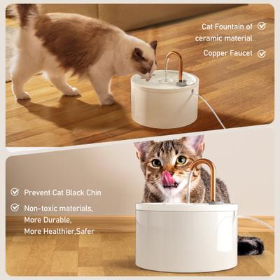 EOX Ceramic Cat Water Fountain