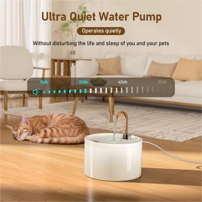 EOX Ceramic Cat Water Fountain