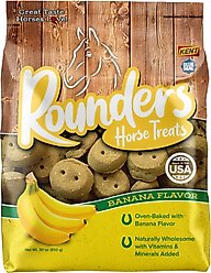 Kent / Blue Seal Rounders Banana Flavor Horse Treats, 30-oz bag