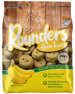 Show full view: Kent / Blue Seal Rounders Banana Flavor Horse Treats, 30-oz bag slide 1 of 7