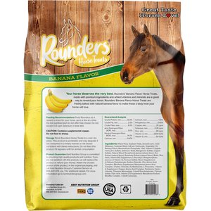 Kent / Blue Seal Rounders Banana Flavor Horse Treats, 30-oz bag