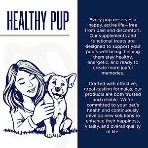 Healthy Pup Smarty Pup Puppy Wild Alaskan Salmon Limited Ingredient Jerky Dog Treats, 5-oz bag
