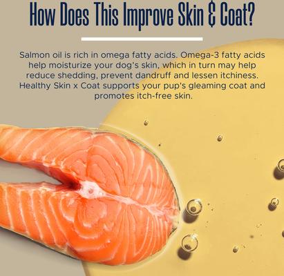 Show full view: Healthy Pup Omega Soft Chews Skin & Coat Supplement for Dogs, 180 Count slide 5 of 11