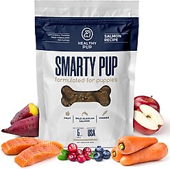 Healthy Pup Smarty Pup Puppy Wild Alaskan Salmon Limited Ingredient Jerky Dog Treats, 5-oz bag