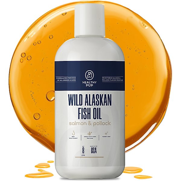 Healthy Pup Wild-Caught Alaskan Fish Oil Blend Skin & Coat Supplement for Dogs