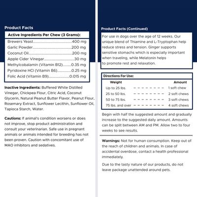 Show full view: Healthy Pup Peanut Butter Flavored Soft Chews Flea & Tick Oral Treatment for Dogs, 90 count slide 7 of 8