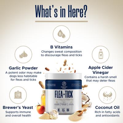 Show full view: Healthy Pup Peanut Butter Flavored Soft Chews Flea & Tick Oral Treatment for Dogs, 90 count slide 2 of 8