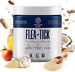Healthy Pup Peanut Butter Flavored Soft Chews Flea & Tick Oral Treatment for Dogs, 90 count