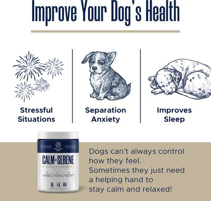 Show full view: Healthy Pup Anxiety Soft Chews Calming Supplement for Dogs, 60 Count slide 4 of 11