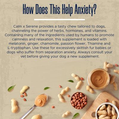 Show full view: Healthy Pup Calming Peanut Butter Bliss Dog Supplement, 60 count slide 7 of 10