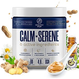 Healthy Pup Calming Peanut Butter Bliss Dog Supplement, 60 count