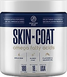 Healthy Pup Omega Soft Chews Skin & Coat Supplement for Dogs, 180 Count