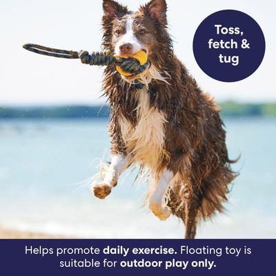 Show full view: Frisco Tug & Fetch Floating Braided TPR & Rope Dog Toy, Medium/Large slide 5 of 9