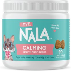 Love, Nala Calming Health Supplement for Cats, 3.2-oz, 90 count